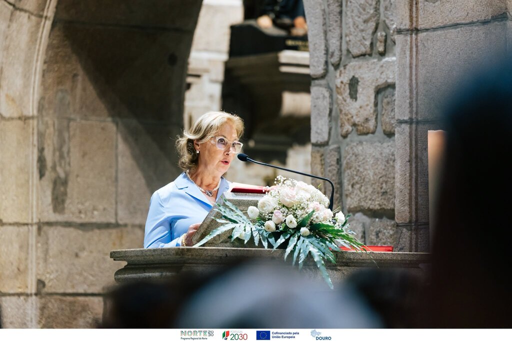 Vereadora Maria José Lacerda a ler na missa