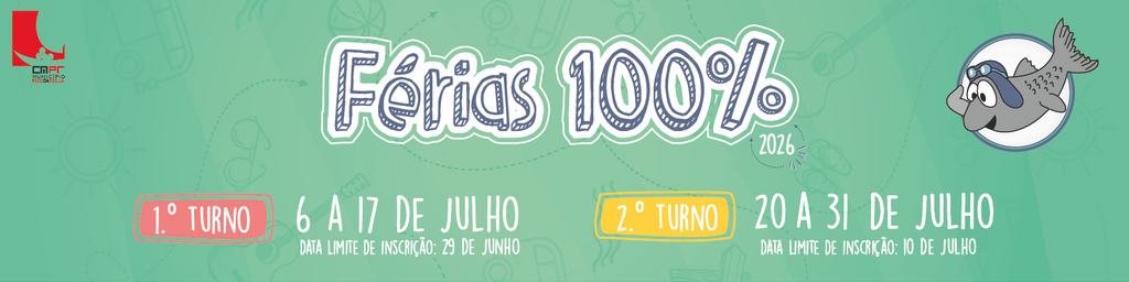 cartaz das f&eacute;rias 100%